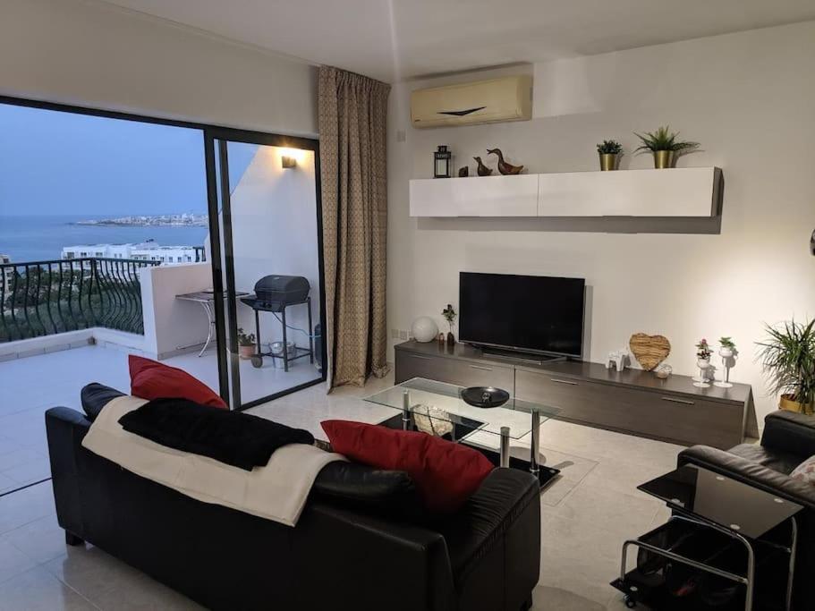 סיינט פול ביי Gaia Penthouse Sea And Country Views Home מראה חיצוני תמונה